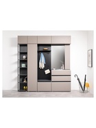 Шкаф навесной «Сейдиль 16.314.04», 420×413×348 мм, цвет антрацит/веллюто капучино  (артикул 10998016)  большой выбор товаров оптом и в розницу по низким ценам с доставкой