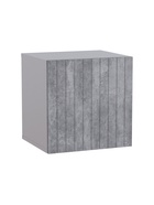 Шкаф навесной «Эннис», 402×346×402 мм, цвет белый/бетон светлый  (артикул 10998017)  большой выбор товаров оптом и в розницу по низким ценам с доставкой