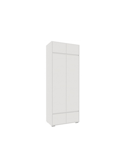 Шкаф двухстворчатый «Роут», 802×440×2176 мм, цвет белый