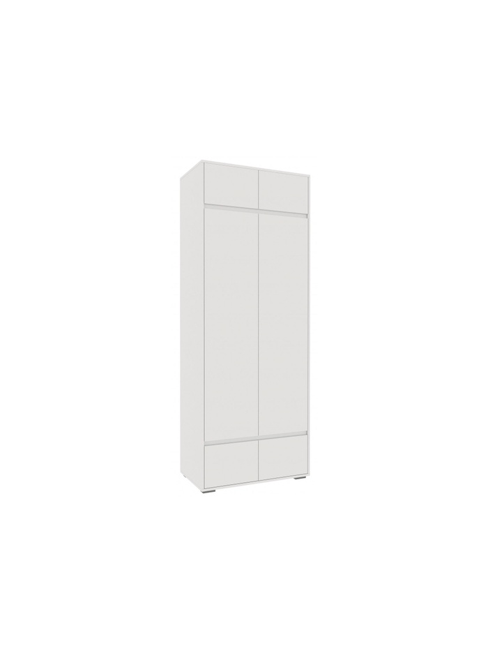 Шкаф двухстворчатый «Роут», 802×440×2176 мм, цвет белый - Фото 1