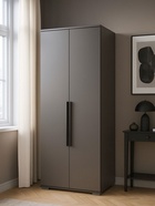 Шкаф двухстворчатый «Филеста», 664×484×1862 мм, цвет графит - фото 122245153