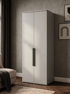 Шкаф двухстворчатый «Филеста», 664×484×1862 мм, цвет шиншилла серая - фото 122245171