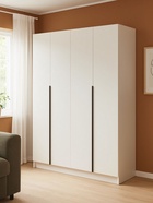 Шкаф четырёхстворчатый «Широн», 1600×550×2000 мм, цвет белый/белый - фото 122245188
