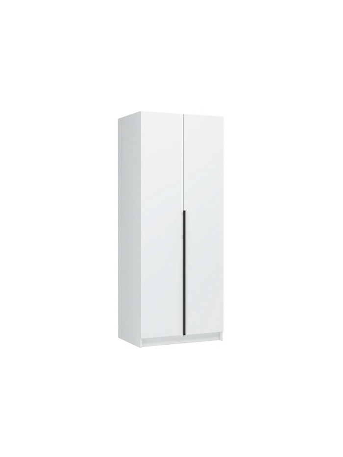 Шкаф двухстворчатый «Широн», 800×550×2000 мм, цвет белый/белый