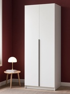 Шкаф двухстворчатый «Широн», 800×550×2000 мм, цвет белый/белый - фото 122245209