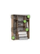 Шкаф четырёхстворчатый «Элла ШК 05», 1600×460×2080 мм, цвет белый/дуб крафт золото - фото 122245221