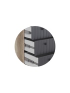 Комод напольный «Пласидо», 882×455×1041 мм, цвет дуб каньон монумент / софт серый дым  (артикул 10998045)  большой выбор товаров оптом и в розницу по низким ценам с доставкой