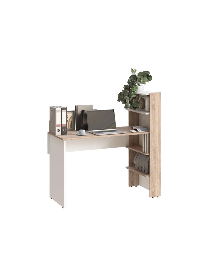 Стол компьютерный «Арлет», 1200×530×1220 мм, цвет сонома/белый