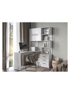 Стол компьютерный Эльброни левый белый - фото 121986633