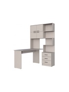 Стол компьютерный «Эльброни», левый, 1450×1280×2000 мм, цвет кашемир - фото 121986638