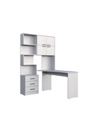 Стол компьютерный Эльброни правый белый - фото 121986661