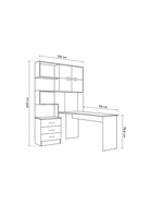 Стол компьютерный Эльброни правый кашемир - фото 121986675