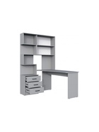 Стол компьютерный Эльброни правый шиншилла серая - фото 121986691