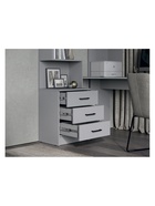 Стол компьютерный Эльброни правый шиншилла серая - фото 121986693