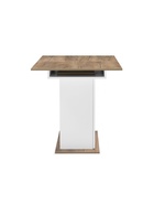 Стол кухонный деревянный раздвижной Carla, 1180(1500)×720×750 мм, цвет белый/крафт золотой  (артикул 10998064)  большой выбор товаров оптом и в розницу по низким ценам с доставкой