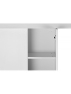 Стол кухонный деревянный раздвижной Carla, 1180(1500)×720×750 мм, цвет белый/крафт золотой  (артикул 10998064)  большой выбор товаров оптом и в розницу по низким ценам с доставкой