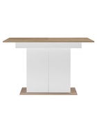 Стол кухонный деревянный раздвижной Carla, 1180(1500)×720×750 мм, цвет белый/крафт золотой  (артикул 10998064)  большой выбор товаров оптом и в розницу по низким ценам с доставкой