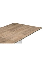 Стол кухонный деревянный раздвижной Carla, 1180(1500)×720×750 мм, цвет белый/крафт золотой  (артикул 10998064)  большой выбор товаров оптом и в розницу по низким ценам с доставкой