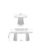 Стол кухонный деревянный раздвижной Mersin, 1200(2000)×1200×765 мм, цвет дубовый шпон/бук  (артикул 10998067)  большой выбор товаров оптом и в розницу по низким ценам с доставкой