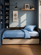 Кровать односпальная «Классика», 900×2000 мм, цвет венге / белфорд - фото 121986697