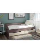 Кровать односпальная «Классика», 900×2000 мм, цвет шимо темный / шимо светлый - фото 122245253