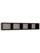 Полка настенная «Модена», 1432×244×232 мм, цвет венге  (артикул 10998072)  большой выбор товаров оптом и в розницу по низким ценам с доставкой