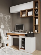 Полка настенная «Модена-2», 724×244×370 мм, цвет дуб вотан  (артикул 10998077)  большой выбор товаров оптом и в розницу по низким ценам с доставкой