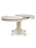 Стол кухонный деревянный раздвижной «Альфред», 1100(1600)×1100×800 мм, цвет крем - Фото 3