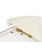 Стол кухонный деревянный раздвижной «Альфред», 1100(1600)×1100×800 мм, цвет крем - Фото 6