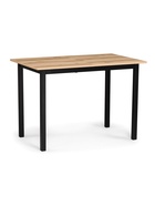 Стол кухонный деревянный раздвижной «Аркон», 1100(1400)×680×750 мм, цвет делано/чёрный  (артикул 10998087)  большой выбор товаров оптом и в розницу по низким ценам с доставкой