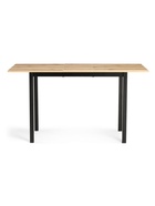 Стол кухонный деревянный раздвижной «Аркон», 1100(1400)×680×750 мм, цвет делано/чёрный  (артикул 10998087)  большой выбор товаров оптом и в розницу по низким ценам с доставкой