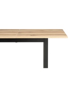 Стол кухонный деревянный раздвижной «Аркон», 1100(1400)×680×750 мм, цвет делано/чёрный  (артикул 10998087)  большой выбор товаров оптом и в розницу по низким ценам с доставкой