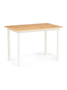 Стол кухонный деревянный раздвижной «Аркон», 1100(1400)×680×750 мм, цвет дуб вотан/белый  (артикул 10998088)  большой выбор товаров оптом и в розницу по низким ценам с доставкой