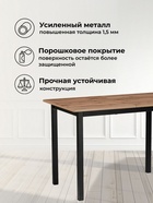 Стол кухонный деревянный раздвижной «Аркон», 1100(1400)×680×750 мм, цвет дуб вотан/чёрный  (артикул 10998089)  большой выбор товаров оптом и в розницу по низким ценам с доставкой