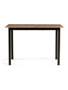 Стол кухонный деревянный раздвижной «Аркон», 1100(1400)×680×750 мм, цвет дуб вотан/чёрный  (артикул 10998089)  большой выбор товаров оптом и в розницу по низким ценам с доставкой