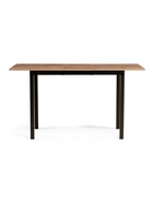 Стол кухонный деревянный раздвижной «Аркон», 1100(1400)×680×750 мм, цвет дуб вотан/чёрный  (артикул 10998089)  большой выбор товаров оптом и в розницу по низким ценам с доставкой