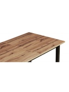 Стол кухонный деревянный раздвижной «Аркон», 1100(1400)×680×750 мм, цвет дуб вотан/чёрный  (артикул 10998089)  большой выбор товаров оптом и в розницу по низким ценам с доставкой