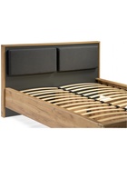 Кровать полутораспальная «Клауд», 1400×2000 мм, парящая, цвет дуб крафт золотой / антрацит - Фото 13