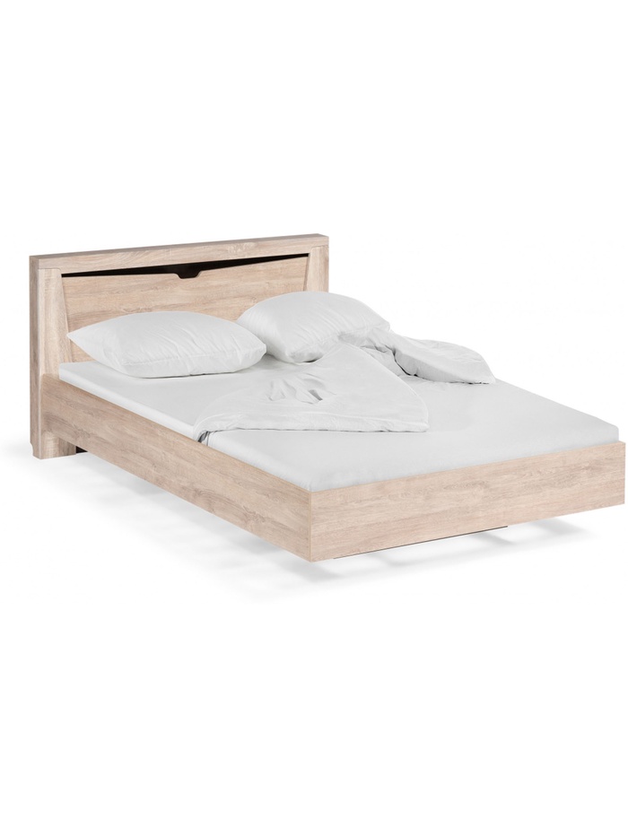 Кровать полутораспальная парящая «Магантия», с подъёмным механизмом, спальное место 1400×2000 мм, цвет дуб баррик