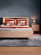 Кровать полутораспальная «Магантия», с подъёмным механизмом, 1400×2000 мм, парящая, цвет дуб баррик  (артикул 10998093)  большой выбор товаров оптом и в розницу по низким ценам с доставкой