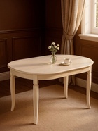 Стол кухонный раздвижной Aviano, 1600(2050)×1010×755 мм, цвет слоновая кость  (артикул 10998106)  большой выбор товаров оптом и в розницу по низким ценам с доставкой