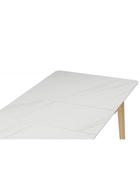 Стол кухонный Halmar, 1400(1800)×800×770 мм, цвет белый спечённый камень/светлое дерево - Фото 11