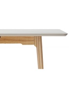 Стол кухонный Halmar, 1400(1800)×800×770 мм, цвет белый спечённый камень/светлое дерево - Фото 12