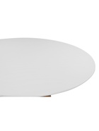 Стол кухонный Huge, 1200×1200×750 мм, цвет белый/коричневый  (артикул 10998108)  большой выбор товаров оптом и в розницу по низким ценам с доставкой