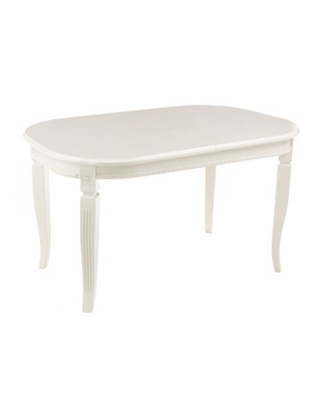 Стол кухонный раздвижной Romeo, 1300(1700)×850×750 мм, цвет молочный