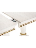 Стол кухонный деревянный раздвижной «Кантри 120», 1200(1600)×800×750 мм, цвет молочный/патина золото - Фото 11