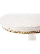 Стол кухонный деревянный раздвижной «Кантри 120», 1200(1600)×800×750 мм, цвет молочный/патина золото - Фото 14