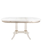 Стол кухонный деревянный раздвижной «Кантри 120», 1200(1600)×800×750 мм, цвет молочный/патина золото - Фото 8