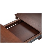 Стол кухонный деревянный раздвижной «Кантри 120», 1200(1600)×800×750 мм, цвет орех/патина коричневая - Фото 5