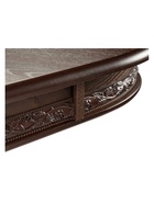 Стол кухонный деревянный раздвижной «Кантри 120», 1200(1600)×800×750 мм, цвет орех/патина коричневая - Фото 8